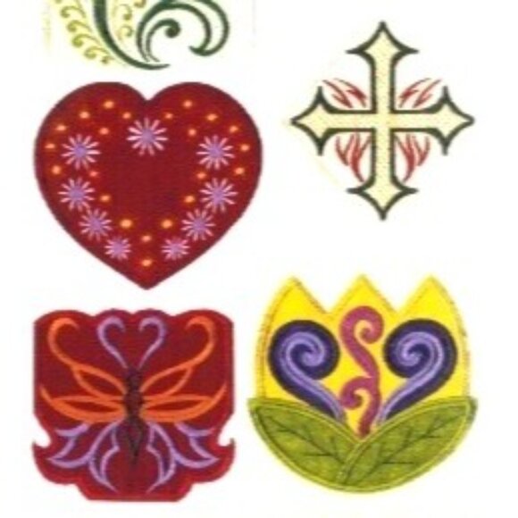 Anita Goodesign Hoop Pockets Embroidery Pattern Pack 20 Unique 5"x7" Designs - Picture 4 of 9